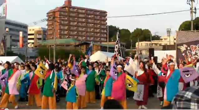 よさこい 総踊り 黒田武士